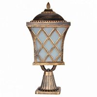 Светильник садово-парковый PL4063 60W E7 IP44 черное золото картинка 